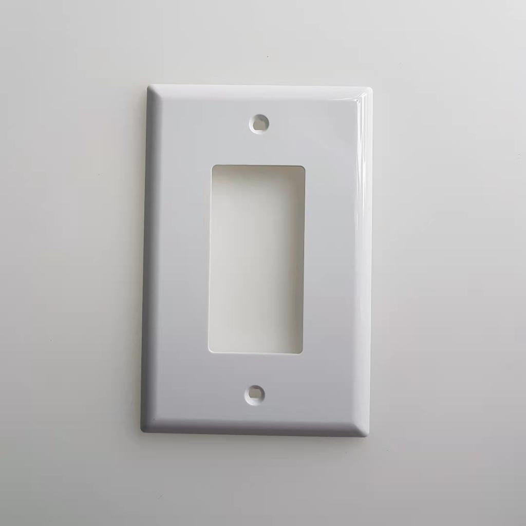 JMP1 Decora wall plate 1 Gang with Screw, White