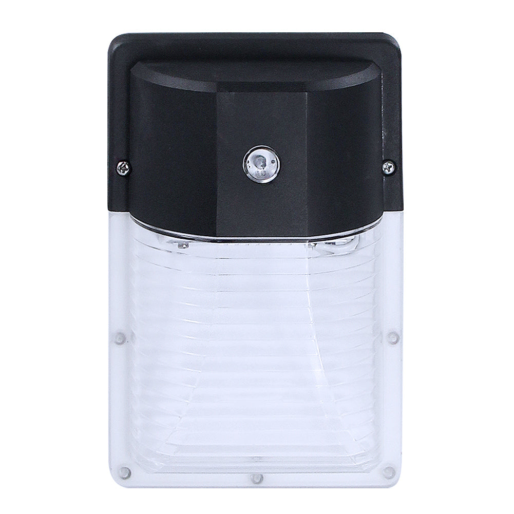 LED Mini Wall Pack, 13 watts, 5000K, 1600 lms, IP 65 Rated, 120-277V, with photo cell