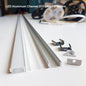 013 Aluminum Channel with Frosted Diffuser for LED Strips , 3 Meters
