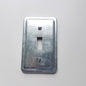 1135 Steel 1 Gang Cover / Wallplate for Toggle-Style Switches
