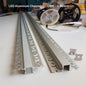 201 Aluminum Channel with Frosted Diffuser for LED Strips , 3 Meters