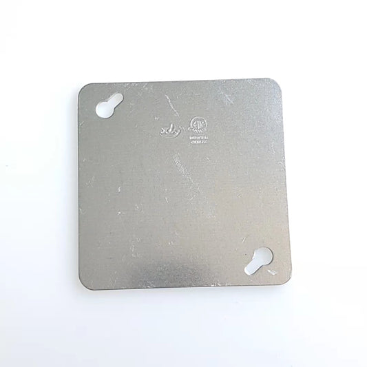 52C1 Flat Blank Square Box Cover, Used on 4 Inches Square Boxes