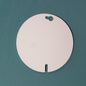 54C1-WH White Round Blank Flat Cover 4 In.
