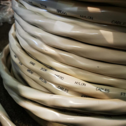 6/3 NMD90 Copper Electrical Wire - White - Cut By Meter