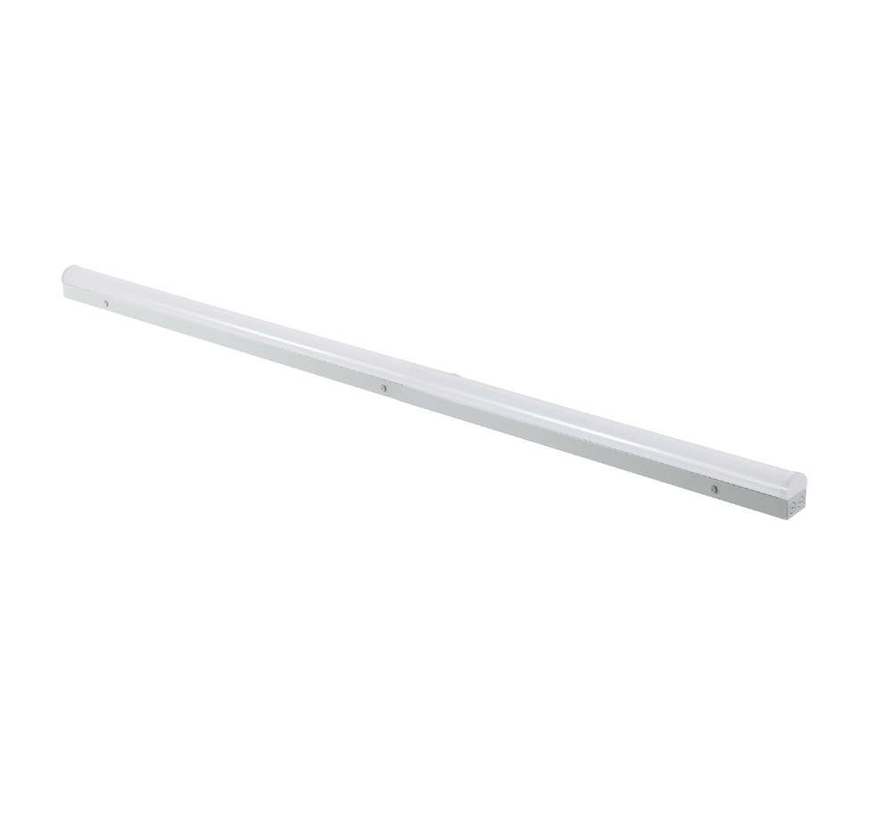 4 ft LED Eco-Commercial & Industrial Linear Strip, 96", Pre-Select 3 Wattage 70-80-85W, Pre-Select 4CCT 3000K-3500K-4000K-5000K, 135lm/W, Dimming 0-10V, 120-347V