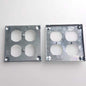 8371 Two Duplex 4 In. Square Cover, Steel