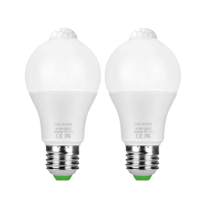 A19 LED Motion Sensor Light Bulb