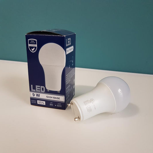 A19-GU24-3000K 9W (60W Equivalent) WARM WHITE Dimmable LED Light Bulb