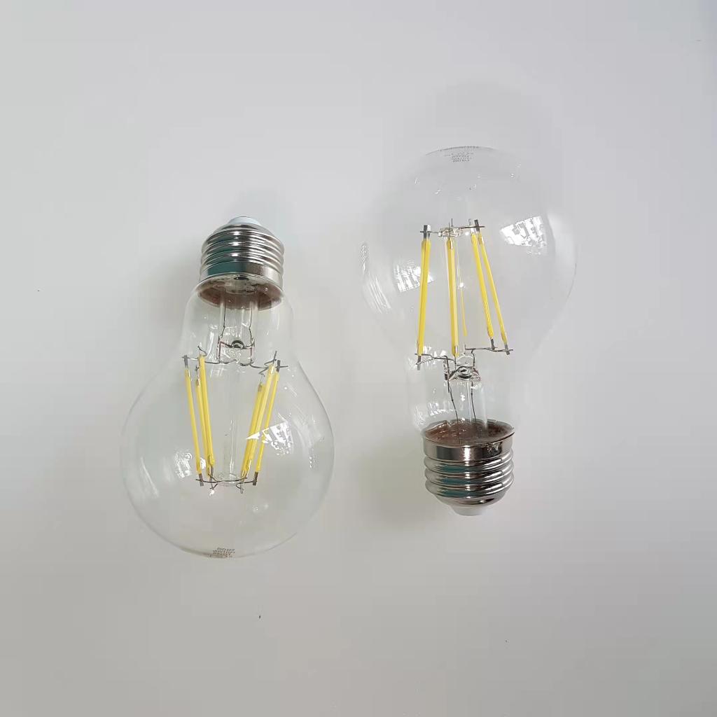 A60-E26-5000K 6W(50 Watt Equivalent) Dimmable Clear Filament Bulb 5000K Daylight