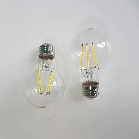 A60-E26-5000K 6W(50 Watt Equivalent) Dimmable Clear Filament Bulb 5000K Daylight