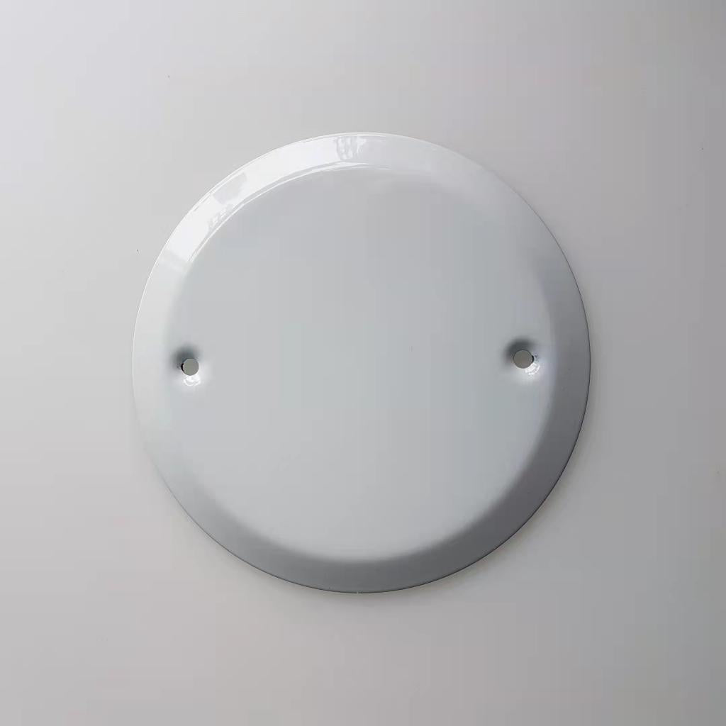 BC-54-COV-1 Round White  5 -inch Finishing Cover