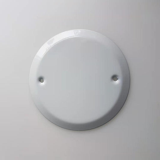 BC-54-COV-1 Round White  5 -inch Finishing Cover
