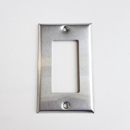 BN-KMP-1 Decora 1 Gang Brush Nickel / Stainless Steel Wall Plate