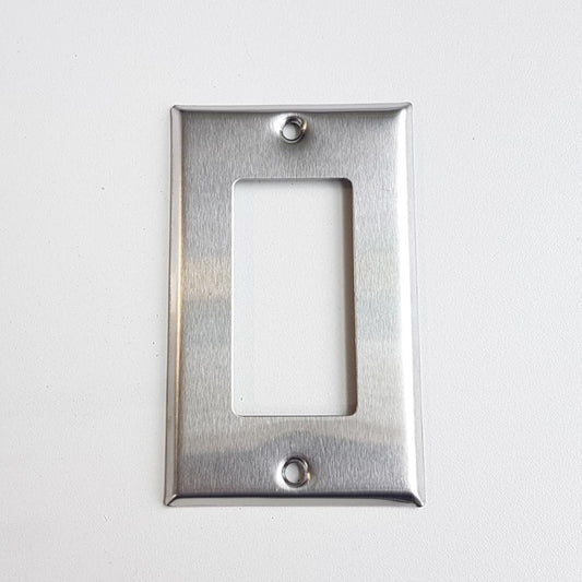 BN-KMP-1 Decora 1 Gang Brush Nickel / Stainless Steel Wall Plate