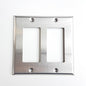 BN-KMP-2 Decora 2-Gang Brush Nickel / Stainless Steel Wall Plate