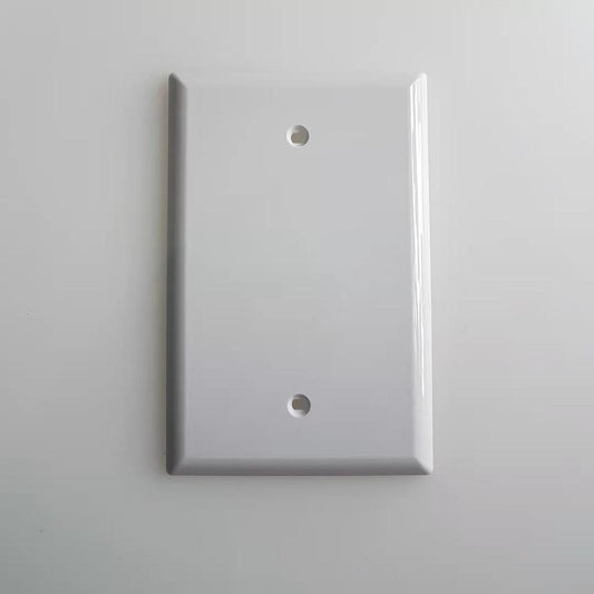 1-Gang Midway Blank wall plate, in White