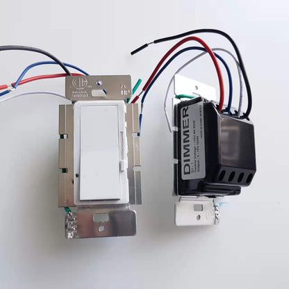 0 to 10-Volt 3-Way/Single-Pole LED Dimmer Switch, White