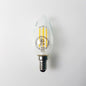 E14-B11-3000K LED Filament Bulb 4.5W (60W Equivalent) Dimmable 500 Lumens Candelabra Warm White Candle Light Bulbs