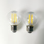 E26-G16.5-5000K LED Filament Bulb 5.5W (60W Equivalent) Dimmable 500 Lumens Daylight ROUND Clear Bulbs