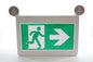 Running Man Exit Sign Combo with 2 Emergency Light Heads