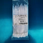 FL-200I-01-B Cable Zip Ties 8-inch Mounting Ties Indoor/Outdoor Use UV Resistant Nylon Material - WHITE (100-Pack)