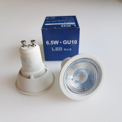 GU10 5000K DAYLIGHT LED Flood Light Bulb 6.5W Dimmable (50W Equivalent)
