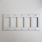 JMP5  Decora wall plate 5 Gang with Screw, White
