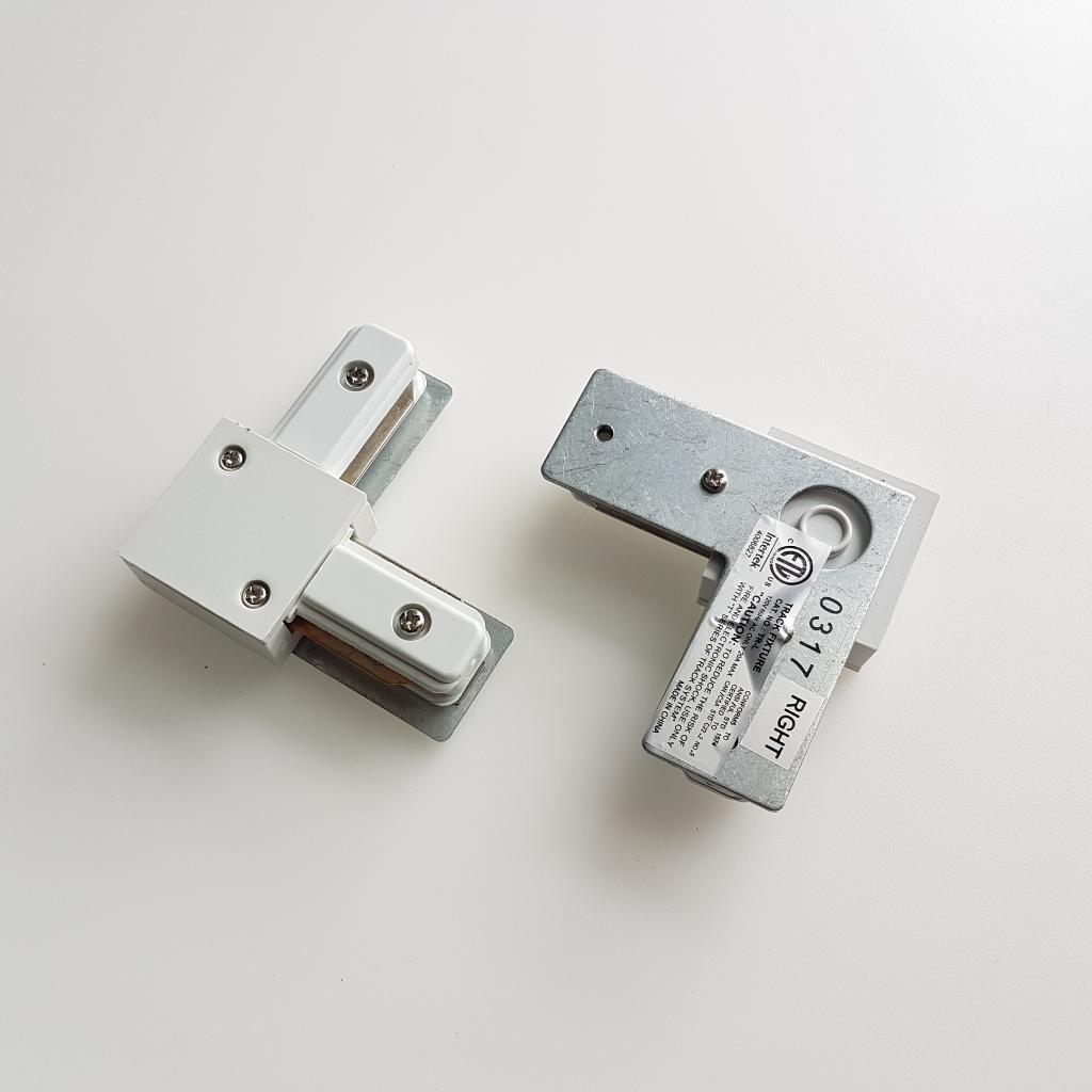 L-Connector for Track Lighting Rail