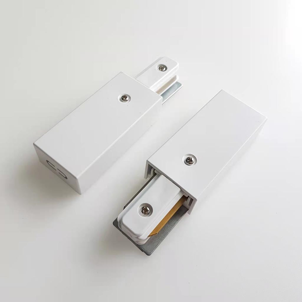 Live End Connector for Track Lighting Rail