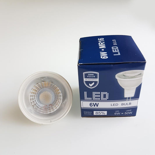 MR16 4000K SOFT WHITE LED Light Bulb 6W (50W Equivalent)