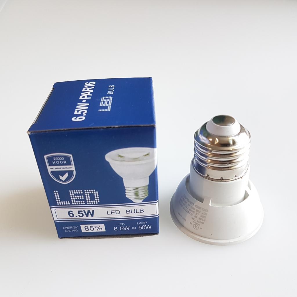 PAR16 4000K LED 6.5W (50W Equivalent) SOFT White LED Light Bulb