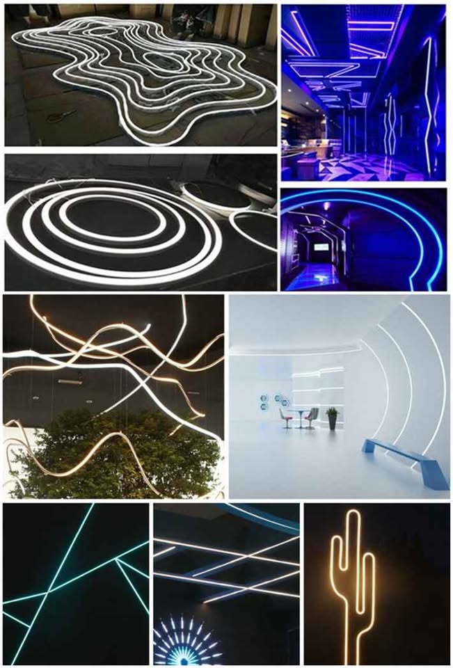 LED Silicone Flexible Neon Channel Profile - 1 Meter Cuts
