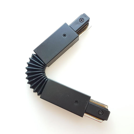 Flexible "S" Connector For Track Lighting Rail