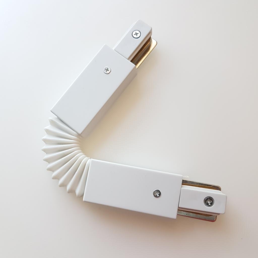 Flexible "S" Connector For Track Lighting Rail