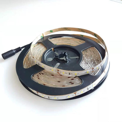 12V 4000K-4500k LED Soft White SMD2835 Strip No Waterproof 5 Meters Pack