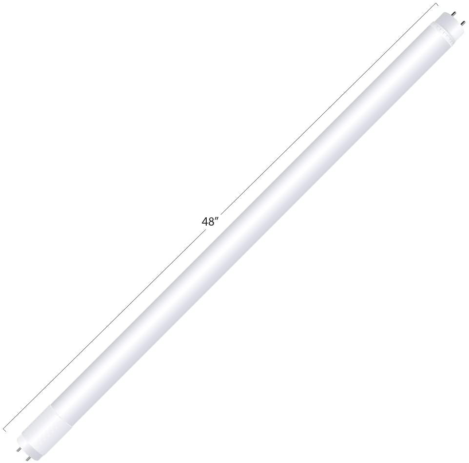4FT 18W 5000K LED Tube, T8 T10 T12 40 Watt Replacement , Single/Double End Ballast Bypass, Frost Lens, UL, DLC, Day Light /Bright White