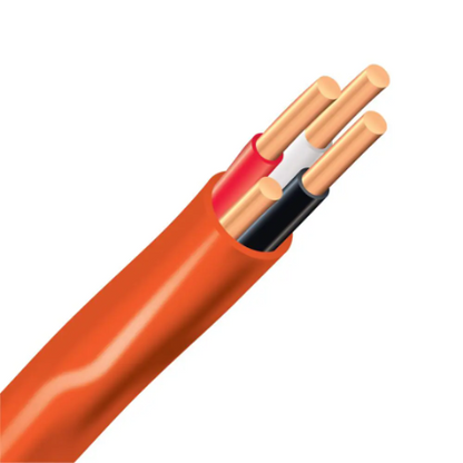 10/3 NMD90 Copper Electrical Wire - Orange - Cut By Meter